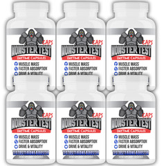 #1 Testosterone Booster Monster Test Caps Drive Men’s Capsule Pills 120ct, 6pk