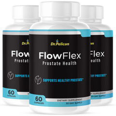 FlowFlex – Support Supplement for Men – Urinary & Bladder Health-3 Bottles
