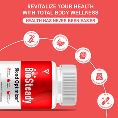 BioSteady Blood Optimizer, Bio Steady Advanced Formula (60 Capsules)