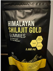 Organic Himalayan Shilajit Gummies 3000mg for Energy & Wellness , Fast Shipping