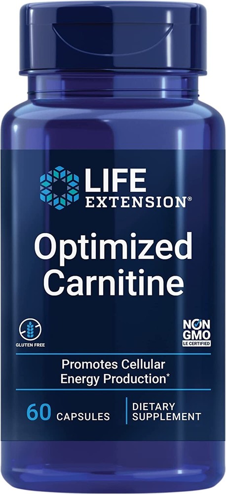 Life Extension Optimized Carnitine, 60 Vegetarian Capsules