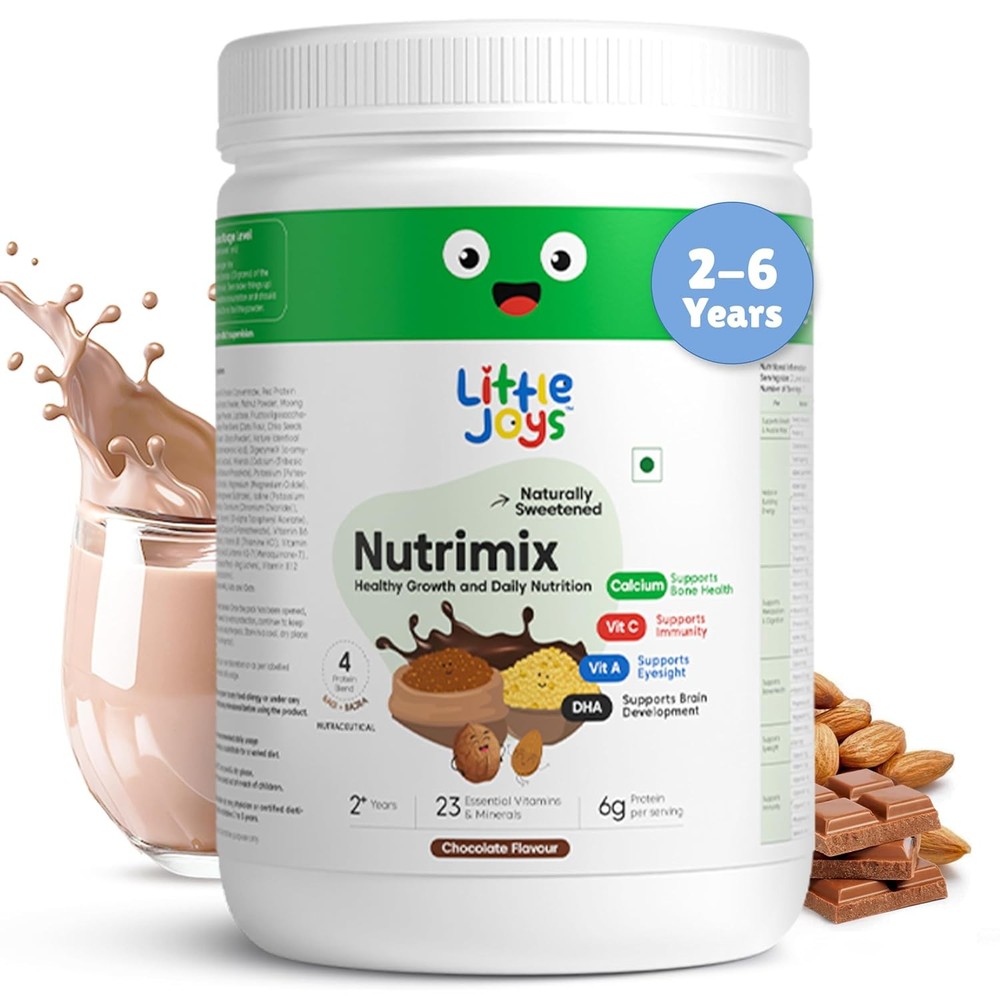 Little Joys Chocolate Nutrimix 350g Powder, 2-6 Years | No Refined Sugar