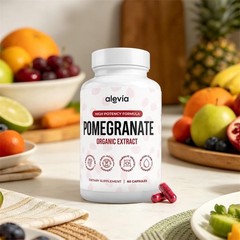 Alevia Pomegranate Caps Antioxidant Fruit Dietary Supplement For Women 60-Count