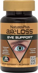 NaturesPlus AgeLoss Eye Support – 60 Capsules – with Lutein, Astaxanthin & Zeaxa