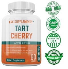 1 Tart Cherry Extract 900mg Gout Joint Pain Arthritis Supplements Anthocyanins