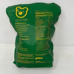 Grüns Superfoods Greens Gummies Sugar-Free 224ct (28 Packs) Green