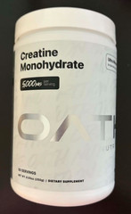 Oath Nutrition Unflavored Creatine Monohydrate 8.93 oz 50 Servings BB 4/1/27