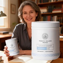 Improved Happy Mammoth 20.3 Collagen Protein Powder Vanilla Bean Supplement Preb