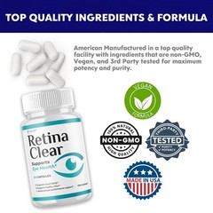 (1/3 Packs) Retina Clear Capsules, RetinaClear Eye Health Support (60 Capsules)