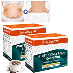 2set Weight Management Slimming Coffee White Kidney Bean Instant Coffee 20 Servs