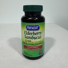 Rexall Elderberry Sambucus – Antioxidants General Wellness 60 Softgels, Exp 8/26
