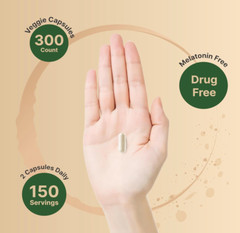 Valerian Root Capsules 5000mg | 300 Count | Non-GMO-Gluten Free | Melatonin Free