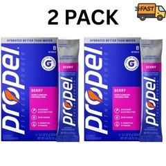 Propel Zero Sugar Berry Drink Mix 8 Count Packets Pack of 2