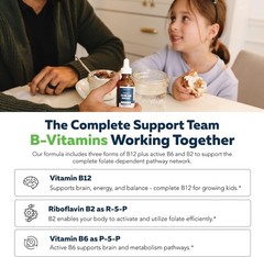 Organic Folinicactive Kids – Folinic Acid + B12, B6 & B2 Cofactors – Gentle Meth