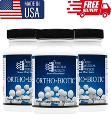 pack of 3 ORTHO BIOTIC 60 CAPSULES Digestive & Gut Health Support