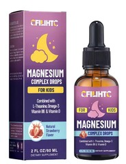 Kids Magnesium Liquid Drops-Magnesium Glycinate Liquid for Kids Supplement-w/L-t