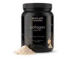 Black Girl Vitamins | Collagen Peptides Powder – for Skin, Hair &…