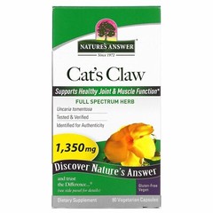 Nature’s Answer, Cat’s Claw, 1,350 mg, 90 Vegetarian Capsules