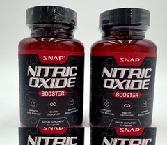 SNAP Nitric Oxide Booster 60 Caps 120 Total EXP 12/27 LOT OF 2