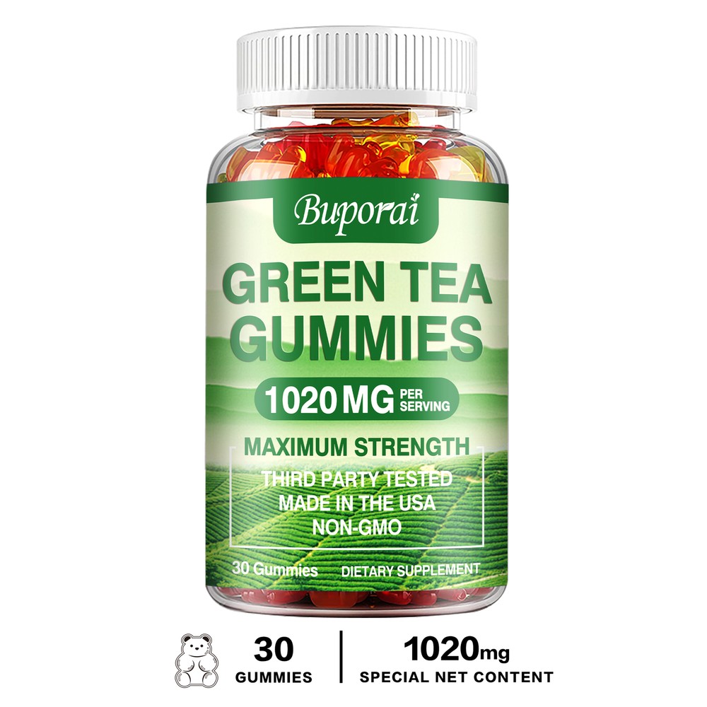 Green Tea Gummies – Weight Loss Fat Burner To Curb Cravings & Boost Metabolism