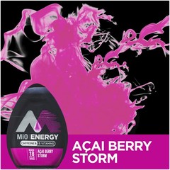 Mio Energy Liquid Water Enhancer Acai Berry Storm 1.62 Fl Oz (Pack of 2)
