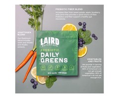 Laird Prebiotic Superfood Daily Greens – Value Size 14.8 oz (420 g) ($60 Value)