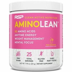 RSP Nutrition AminoLean Energy Pre Workout Powder 5g Vegan Amino Acids Exp 03/27