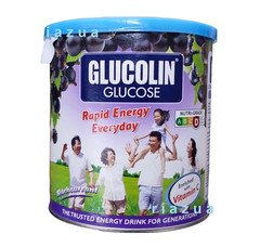 Glucolin Glucose Instant Energy Powder 420g Blackcurrant Flavor Vitamin D Drink