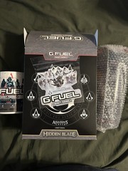 Gfuel Assassins Creed Collector’s Box Shaker + Tub G FUEL
