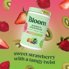 11/26 Bloom Nutrition Superfood Greens Powder, Digestive Enzymes with Probiotics