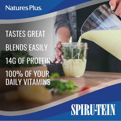 Spirutein is scientifically formulated with Isolated soy protein from only non-g