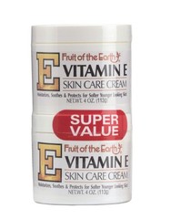 Fruit of the Earth Vitamin-E Cream 4 Ounce Jar – 2 pack 4 (Pack 2)