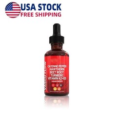 Cayenne Pepper Hawthorn Beet Root Turmeric Vitamin K2+D3 Liquid Drops 60ML