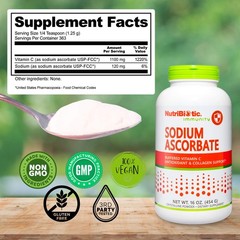 NutriBiotic – Sodium Ascorbate Buffered 16 Ounce (Pack of 1), No Color