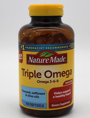 Nature Made Triple Omega 3-6-9- 150ct Softgels – EXP 03/2027