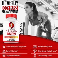 Hepato Burn Capsules, Max Strength All Natural HepatoBurn Pills (2 Pack)
