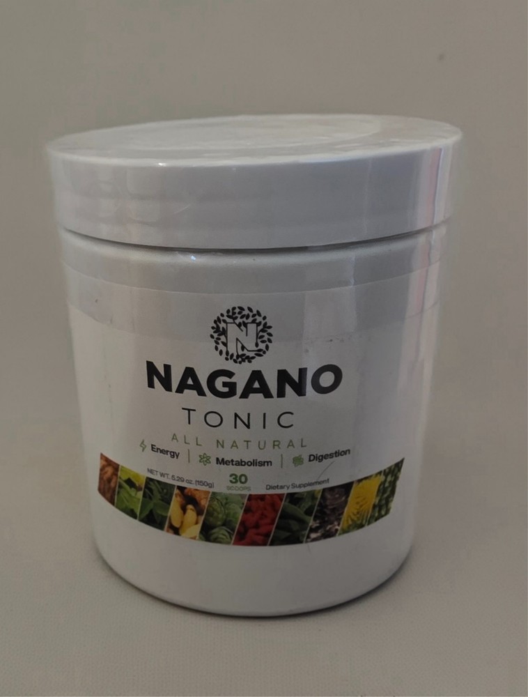 Nagano Tonic All Natural Energy Metabolism Digestion 5.29oz 30 Scoops – New