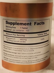 Renew Beauty Magnesium 500mg 100 Tablets Bone & Muscle Health Support… 2 bottles