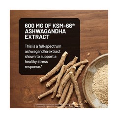 NatureWise Ashwagandha for Stress – With KSM-66 Extract, GABA, … FAST USA SHIP