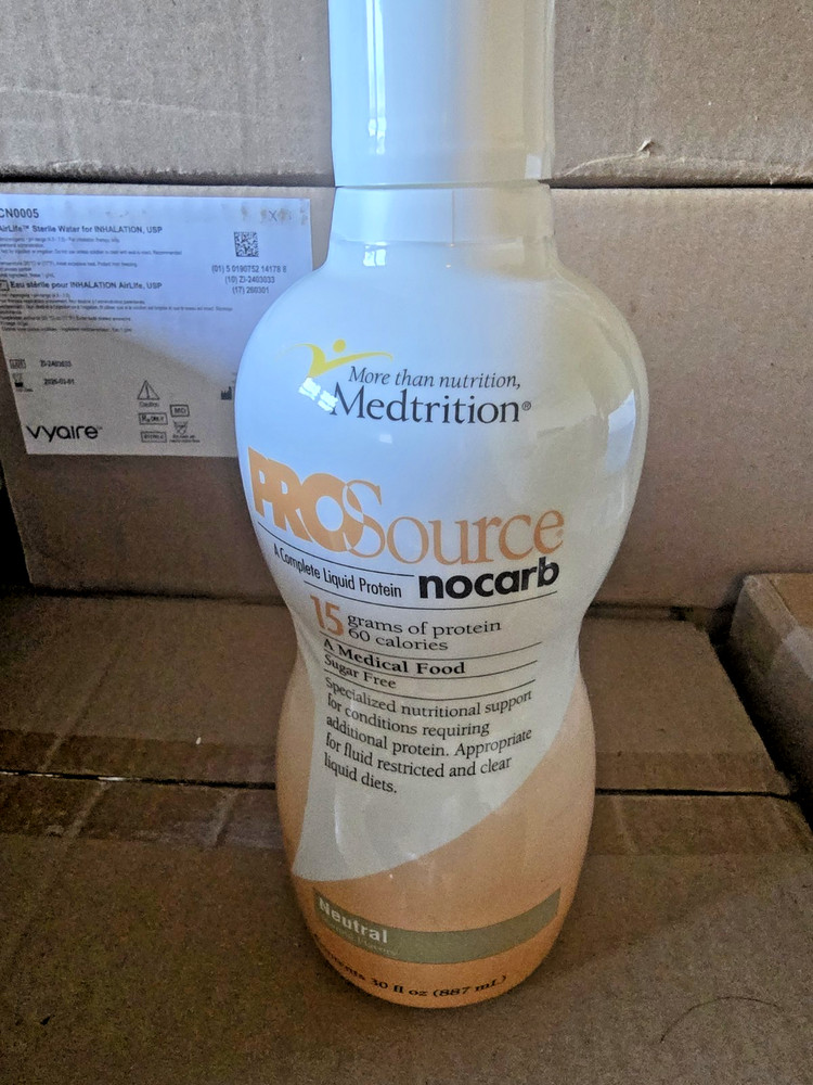 ProSource NoCarb Oral Supplement Neutral Flavor 30 oz Bottle