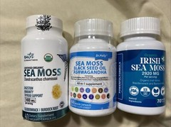 3 pack Sea Moss 190 ct Total See Pictures