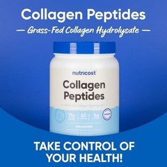Collagen Peptides Powder 1LB Grass Fed Unflavored