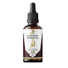 Black Maca Tongkat AI Extract Organic Non GMO Tincture Liquid Herbal Drops 2 Fl