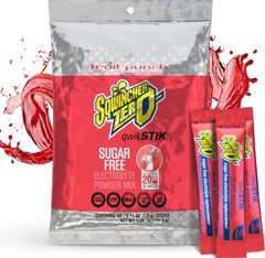 Sugar-Free Electrolyte Powder Drink Mix, Fruit Punch, Low Calorie, 50 Pack