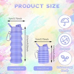 MAQUITA 4 Pcs Gray, light purple, camouflage pink, blue