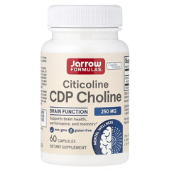 Jarrow Formulas Citicoline CDP Choline, 250 mg, 60 Capsules **3 BOTTLES**