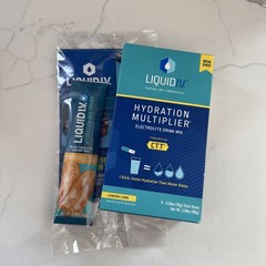 LIQUID IV Hydration Multiplier Electrolyte Drink Mix Lemon Lime, Orange Vanilla
