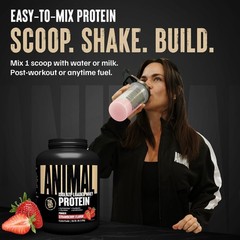 Animal Whey Isolate Protein Powder – Strawberry 4 lbs