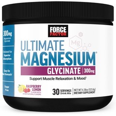 Force Factor Ultimate Magnesium Glycinate Powder 4.36 Ounce (Pack of 1)