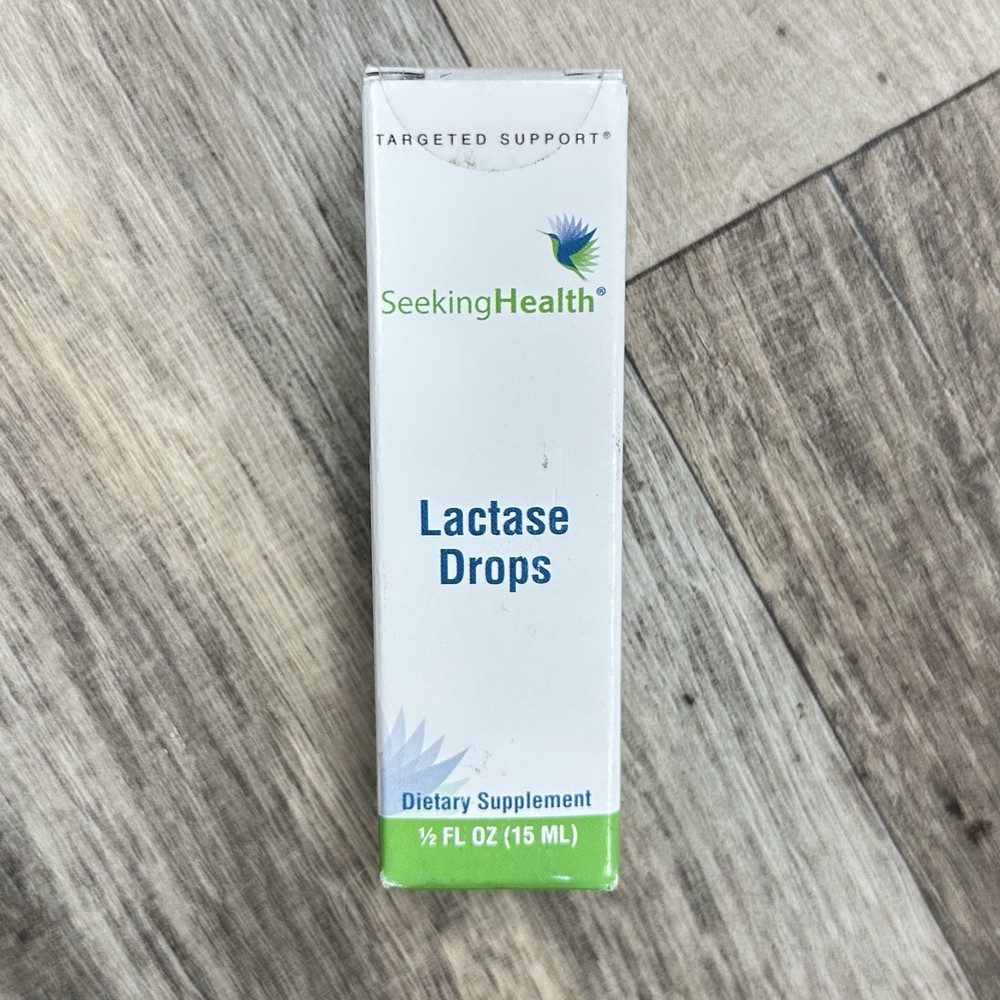 Seeking Health Lactase Drops, Supports Lactose and Dairy Digestion, Exp 01/2026